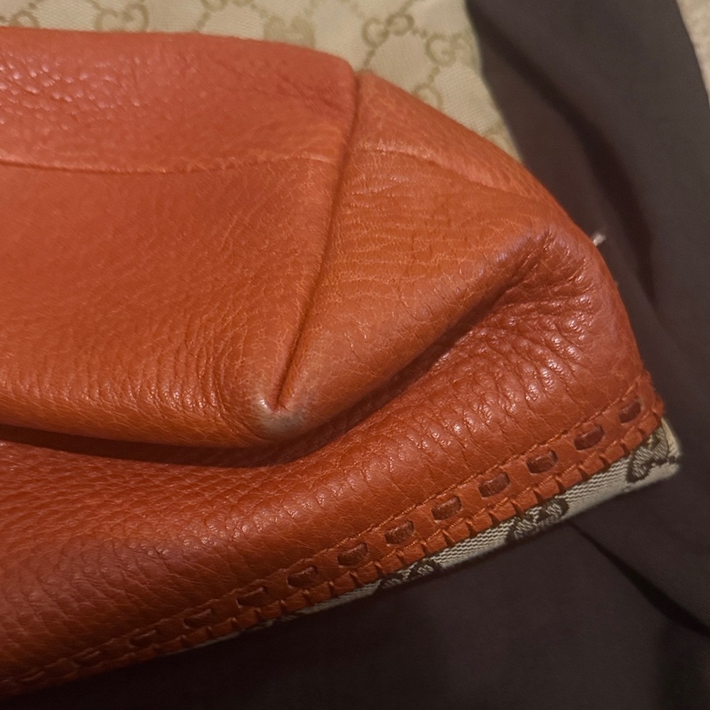 Gucci Women's Brown /Orange and Cream Laidback Crafty Tote Bag - Picture 5 of 8